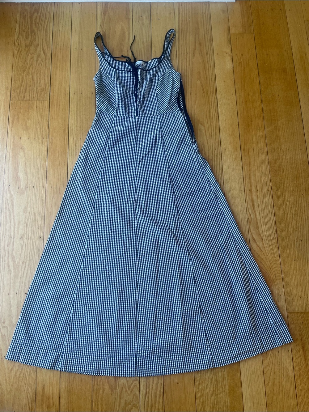 Doen Delaney Dress Black & White Gingham
